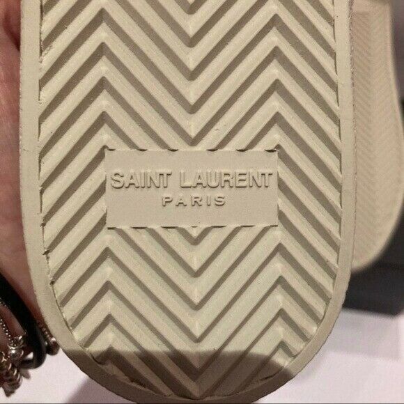 Saint Laurent YSL Silver Star Sneaker SIZE38 +/ US8.5 NEW IN BOX - Picture 10 of 13